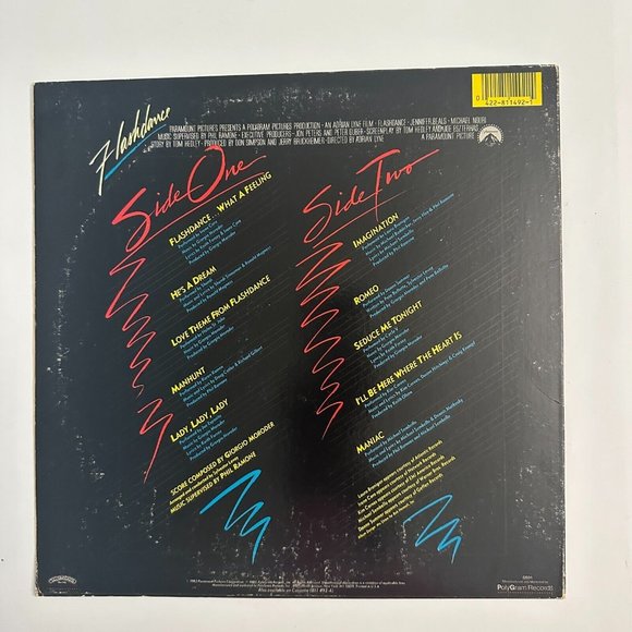 Flashdance Soundtrack Vinyl Album 1983 Original Motion Picture LP 8114921M1 - Picture 2 of 5